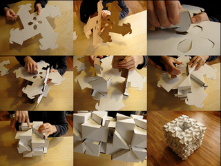 Illustration for article titled Bloxes: Lego-Like Cardboard Tech For the Office